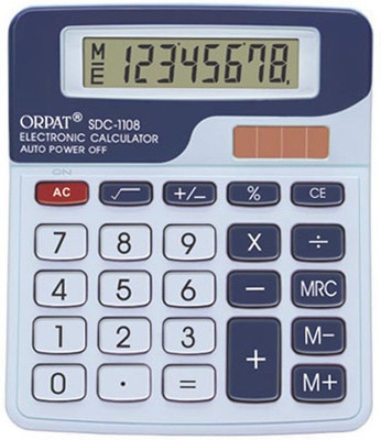 

Orpat OT-1108 Normal Basic Calculator(8 Digit)