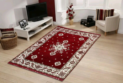 

Rudra King Multicolor Velvet Carpet(150 cm X 210 cm)