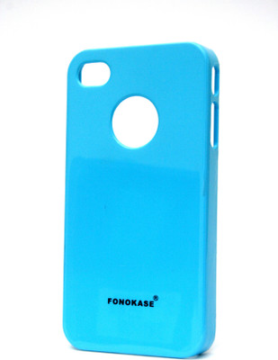 Fonokase Back Cover for Apple iPhone 4s(Blue)