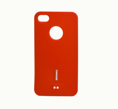 Fonokase Back Cover for iPhone 4S(Red, Silicon)