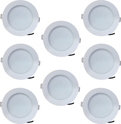 

Bene Bene LED 7w Round Recessed Light, Color of LED Blue (Pack of 8 Pcs) Recessed Ceiling Lamp