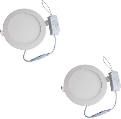 

JBMR 12 Watt Round Yellow Color Flush Mount Ceiling Lamp