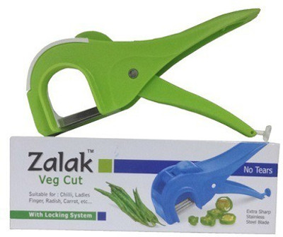 

Connectwide Vegetable Fruits Cutter and Peeler With Locking System Chopper(Vegetable Fruits Cutter and Peeler With Locking System), Green