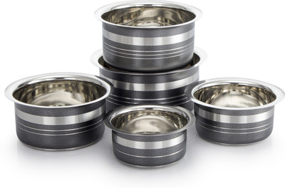 

Mahavir Induction Bottom Cookware Set(Stainless Steel, 5 - Piece)