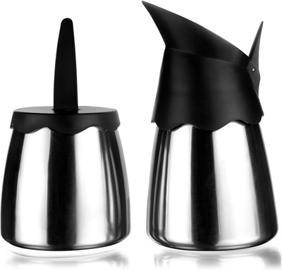 

Magppie Magppie Milk & Sugar Pot Stainless Steel(Silver, Pack of 2)