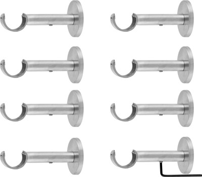 

S Decor Silver Rod Rail Bracket