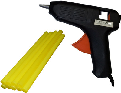 

iwill Yellow Hot Melt Glue Sticks With 40 W Gun For Decoration And DIY - 8 g