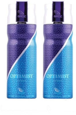 

Ekoz Optimist Homme Deodorant - Pack Of 2 Body Spray - For Men(200 ml, Pack of 2)