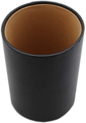 

JAGS 1 Compartments Leather Pen Stand(Black)