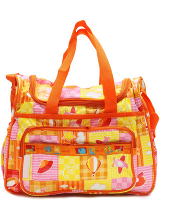 

Shopigator Mother's Utility Or Multi Purpose Baby Messenger Diaper Bag(Orange)
