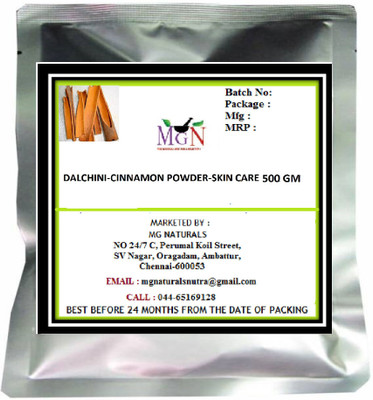 

MG Naturals DALCHINI-CINNAMON POWDER-SKIN CARE (500 GM)(500 g)