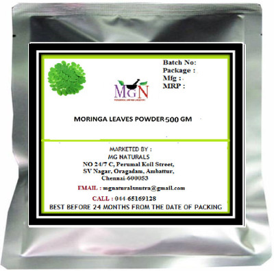 

MG Naturals MORINGA LEAVES POWDER-SKIN /HAIR CARE (500 GM)(500 g)