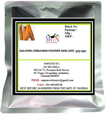 

MG Naturals DALCHINI-CINNAMON POWDER-SKIN CARE (250 GM)(250 g)
