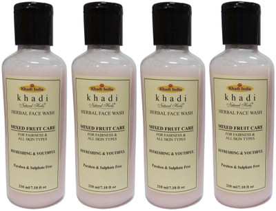 

Khadi Herbal Mixed Fruit Care ( Paraben & Sulphate Free) Face Wash(840 g)