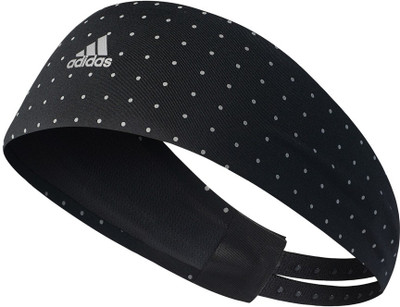 ADIDAS RUN CLMLT RF HB Fitness Band(Black, Silver, Pack of 1), Black;reflective silver