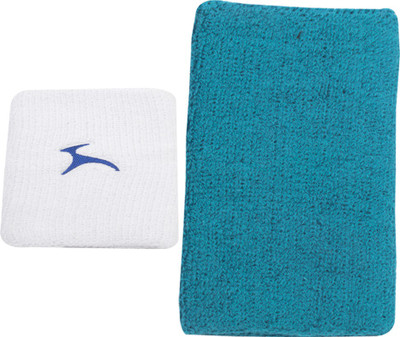 

JJ Jonex Sweat Absorbent PURE COTTON TOWELED Wrist Band 1pc and knee cap 1pc combo Fitness Band(Multicolor, Pack of 2)