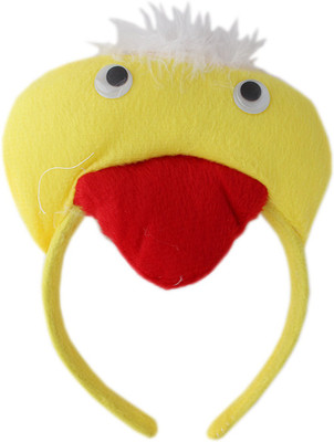 

Tootpado Plush Animal Duck (1f390) - Kids Cartoon Animal Theme Party props Head Band(Yellow)