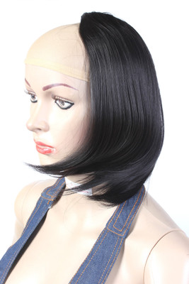 

Ritzkart Adjustable Clip on long bangs clip front fringes Hair Extension