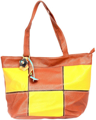

Bagaholics Tote(Brown, Yellow)