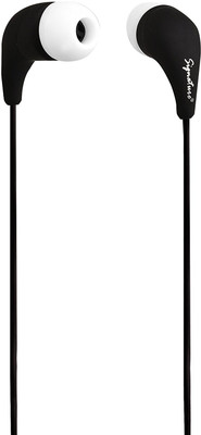 

Signature VM-59 FOR ALL SMART PHONES Wired Headset with Mic(Black, In the Ear)