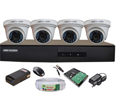 

Hik Vision DS7004HGHIF1,DS2CE5ACOT-IRF 4 Channel Home Security Camera(1 TB)