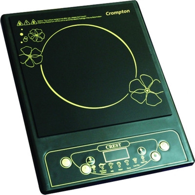 

Crompton CREST Induction Cooktop(Black, Push Button)