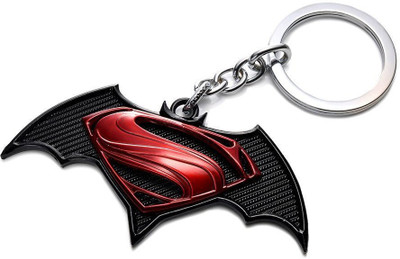 

kts khalsa toys and sales High Quality Batman vs Superman Logo Keychain Key Chain(Multicolor)