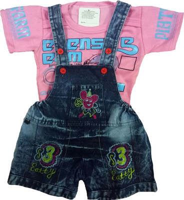 

Kid n Kids Romper For Boys & Girls Solid Cotton(Multicolor, Pack of 1, Multicolour