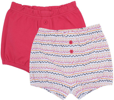 

Mini Klub Short For Girls Casual Printed Cotton(Multicolor, Pack of 2, Multi