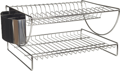 

Howards Chrome Dishrack with Stainless Steel Drainer Stainless Steel Kitchen Rack(Steel)
