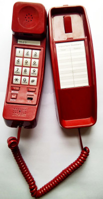 

Sonitel KS-69 Corded Landline Phone(Red, Off White)