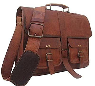 CraftShades 15.6 inch Expandable Laptop Case Tan CraftShades Laptop Bags