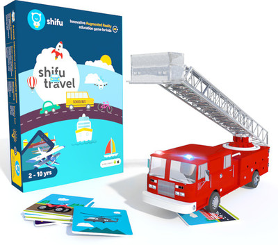 

Shifu Travel - Augmented Reality Learning Games - iOS & Android - 60 Vehicle Cards(Multicolor)