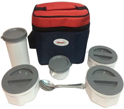 

Himani Meal Combo 5 Containers Lunch Box(150 ml), Grey