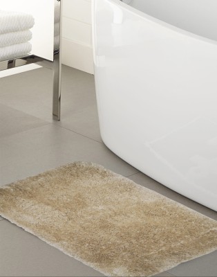 BIANCA Microfiber Bathroom Mat(Khaki, Medium) at flipkart