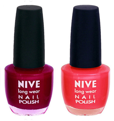 

Nive Colour Blast Nail Polish (Set of 2 Nail Polish) 1405201710 Pink,Pink(Pack of 2)