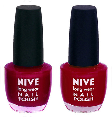 

Nive Colour Blast Nail Polish (Set of 2 Nail Polish) 1405201734 Pink,Pink(Pack of 2)