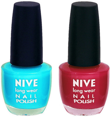 

Nive Colour Blast Nail Polish (Set of 2 Nail Polish) Blue,Blue(Pack of 2)