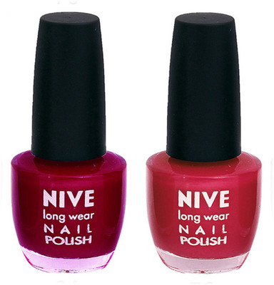 

Nive Colour Blast Nail Polish (Set of 2 Nail Polish) 1405201728 Pink,Pink(Pack of 2)