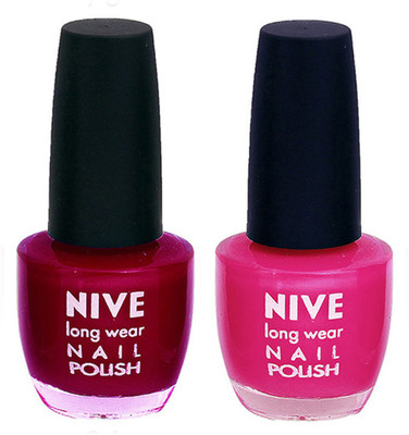 

Nive Colour Blast Nail Polish (Set of 2 Nail Polish) 1405201705 Pink,Pink(Pack of 2)