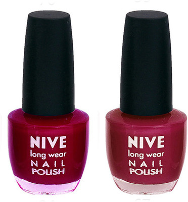 

Nive Colour Blast Nail Polish (Set of 2 Nail Polish) 1405201724 Pink,Pink(Pack of 2)