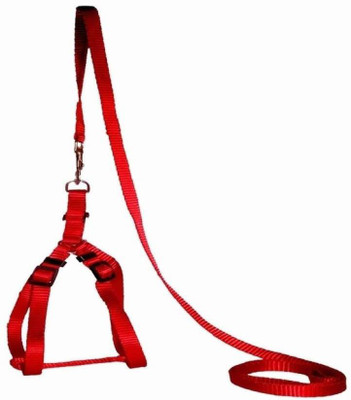 

Skora Dog Harness & Leash(, red