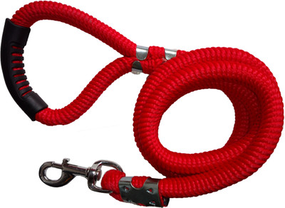 

Petshop7 High Quality Large Handle Grip Spiral Dog Leash Rope 18MM 162 cm Dog Cord Leash(Red)