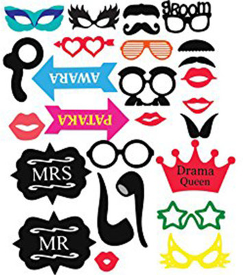 

PARTY PROPZ PHOTOBOOTH PROPS 31 SETS Photo Booth Board(Party)