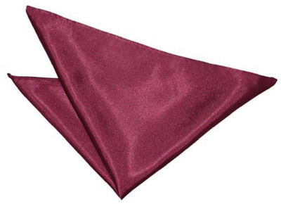 Bsquare Solid Satin Blend Pocket Square