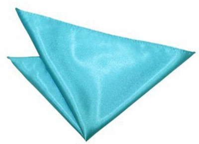 Bsquare Solid Satin Blend Pocket Square