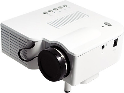 

Wonder World ™ Home Theater Games Cenima DVD PC Beamer 40 lm LED Corded Portable Projector(White)