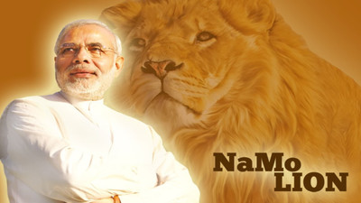 

Narendra Modi HD Wallpaper on Art Paper Fine Art Print(19 inch X 13 inch, Rolled)
