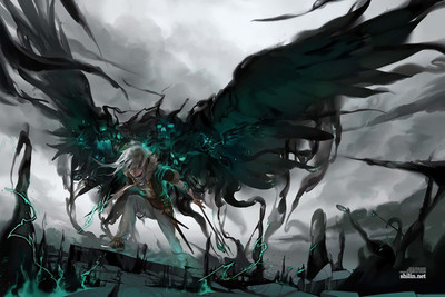 

Comics Carciphona Wings Skull Anime Fine Art Paper Print Poster on fine art paper 13x19 Fine Art Print(19 inch X 13 inch, Rolled)