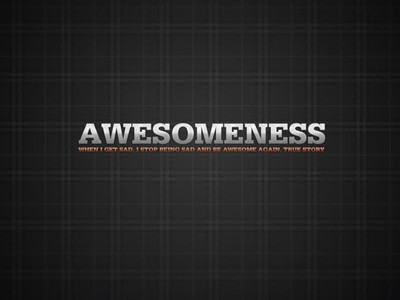 

Awesomeness Poster Paper on fine art paper 13x19 Fine Art Print(19 inch X 13 inch, Rolled)